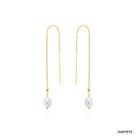 Pearl Threader Earrings (17-1417)