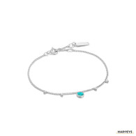 Turquoise Disc Bracelet (23-2031)