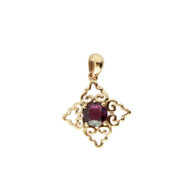 Rhodolite Garnet Pendant (7-432)