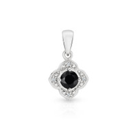 Sapphire & Diamond Pendant (7-435)