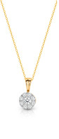 Diamond Cluster Pendant (6-389)