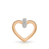 Diamond Heart Pendant (6-410)