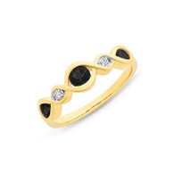 Sapphire & Diamond Ring (2-1927)