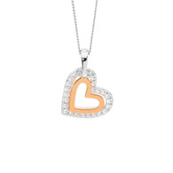 Double Heart Pendant (22-1479)