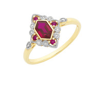 Ruby & Diamond Ring (2-1948)
