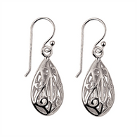 Filigree Teardrop Earrings (24-1745)