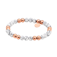 Howlite Stretch Bracelet (27-1013)