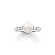 Pearl & Cubic Zirconia Ring (17-1096)