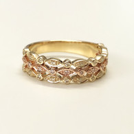 Australian Argyle Pink & White Diamond Ring (1-2855)