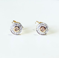 Australian Argyle Pink & White Diamond Earrings (12-622)