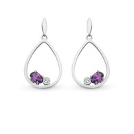 Cubic Zirconia Earrings (24-1861)