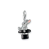 Rabbit in Hat Charm (26-1109)