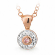 Australian Argyle Pink & White Diamond Pendant (6-431)