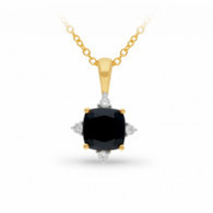 Sapphire & Diamond Pendant (7-467)