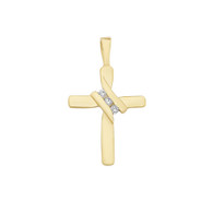 Diamond Cross Pendant (6-434)