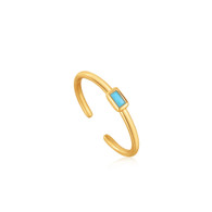 Into The Blue Turquoise Adjustable Ring (21-3185)