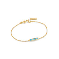 Into The Blue Turquoise Bar Bracelet (23-2156)