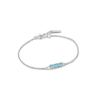 Into The Blue Turquoise Bar Bracelet (23-2157)
