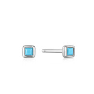 Into The Blue Turquoise Stud Earrings (24-2135)