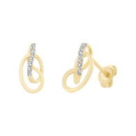 Diamond Stud Earrings (12-635)