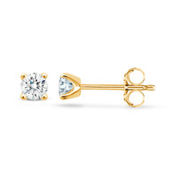 0.35ct - 0.40ct Argyle Diamond Stud Earrings (12-532)