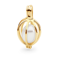 8-8.5mm White Freshwater Pearl Pendant (17-1519)