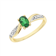 Emerald & Diamond Ring (2-2034)