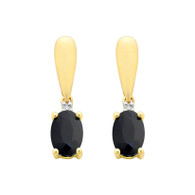 Sapphire & Diamond Earrings (13-1160)