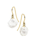 13mm Baroque Freshwater Pearl Earrings (17-1550)