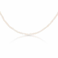 3-3.5mm Freshwater Pearl Strand Necklace (17-1559)