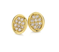 Dreamtime Australian Diamonds Oval Diamond Earrings