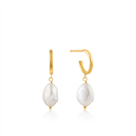 Pearl of Wisdom Hoop Earrings (17-1427)