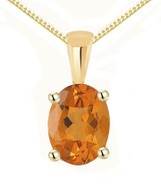 Citrine Pendant (7-492)