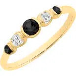 Natural Sapphire & Diamond ring (2-2095)