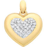 Crystal Heart Pendant (7-534)
