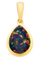 Lab Grown Opal Pendant (7-542)