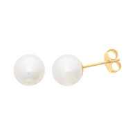 Freshwater Pearl Stud Earrings (17-1662)