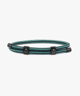 Little Lewis Double Green Black Adjustable Bracelet (27-1275)