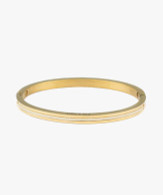 Maya Lou Ivory Gold Cuff Bracelet (27-1299)