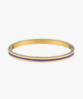 Maya Lou Royal Purple Gold Cuff Bracelet (27-1302)