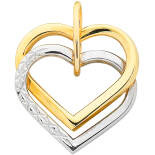 Double Heart Pendant (8-285)