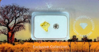 Champagne Diamond & Gold Nugget Seal (39-160)