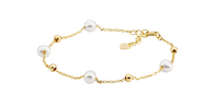 Freshwater Pearl & Ball Bracelet (17-1681)