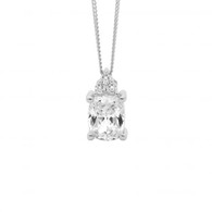 Cubic Zirconia Pendant & Chain (22-1899)