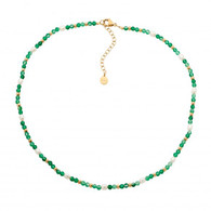 Aventurine & Freshwater Pearl Necklace (27-1395)