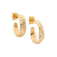 20mm Hoop Crystal Earrings (27-1387)