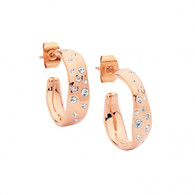 20mm Hoop Crystal Earrings (27-1388)