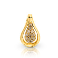 Dreamtime Diamond Double Teardrop Pendant