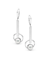 Pearl statement earrings