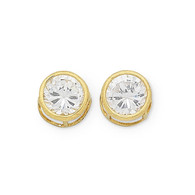Cubic Zirconia Earrings (13-174)